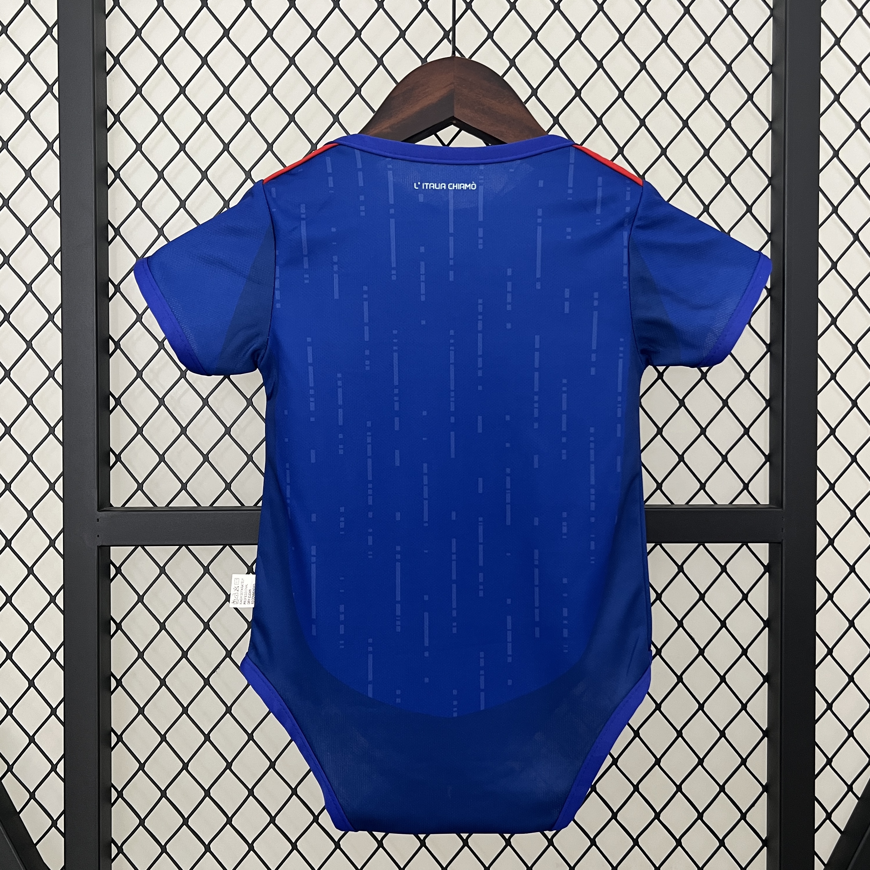 ManixJersey.com | Italy 2024 Home Baby Crawling Suit -Customize Name, Number and Patch | Worldwide Shipping