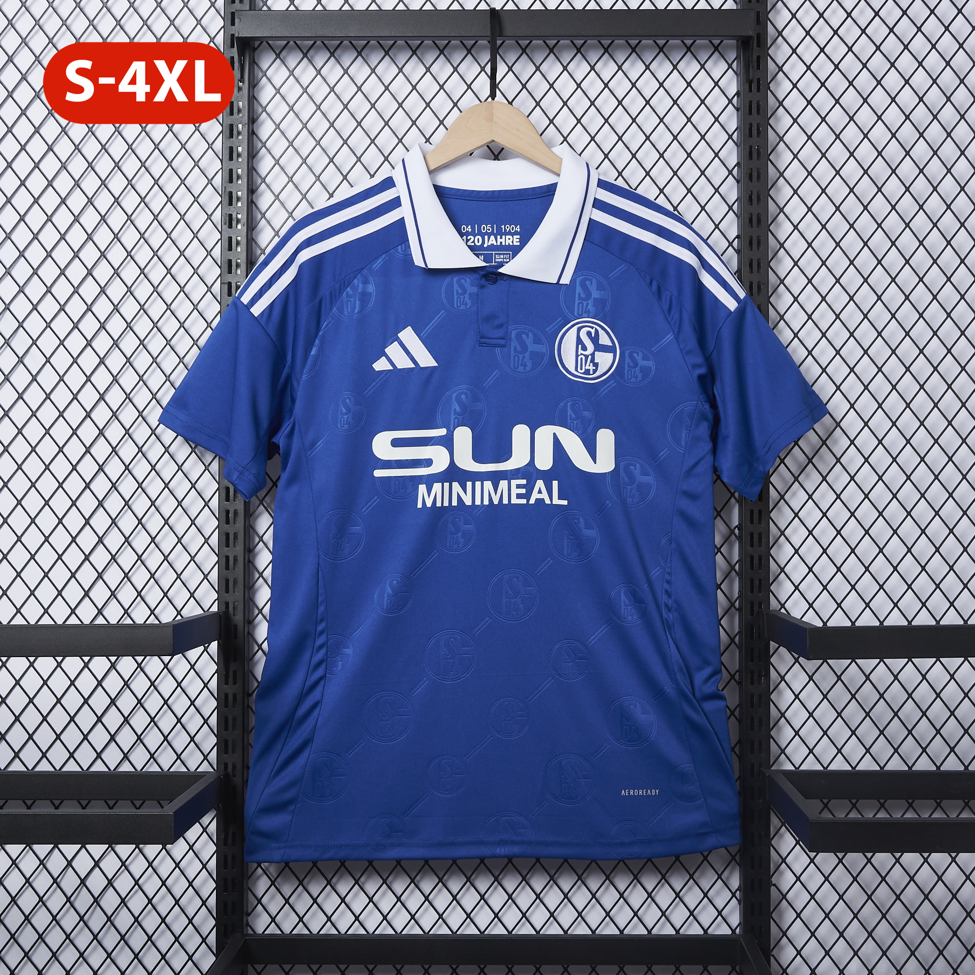 unitedfutballjersey-Schalke 04 24-25 Home Stadium Jersey - Fans Version