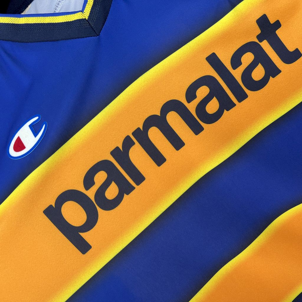 ManixJersey.com | Retro Parma 2002-03 Home Jersey - Fans Version -Customize Name, Number and Patch | Worldwide Shipping