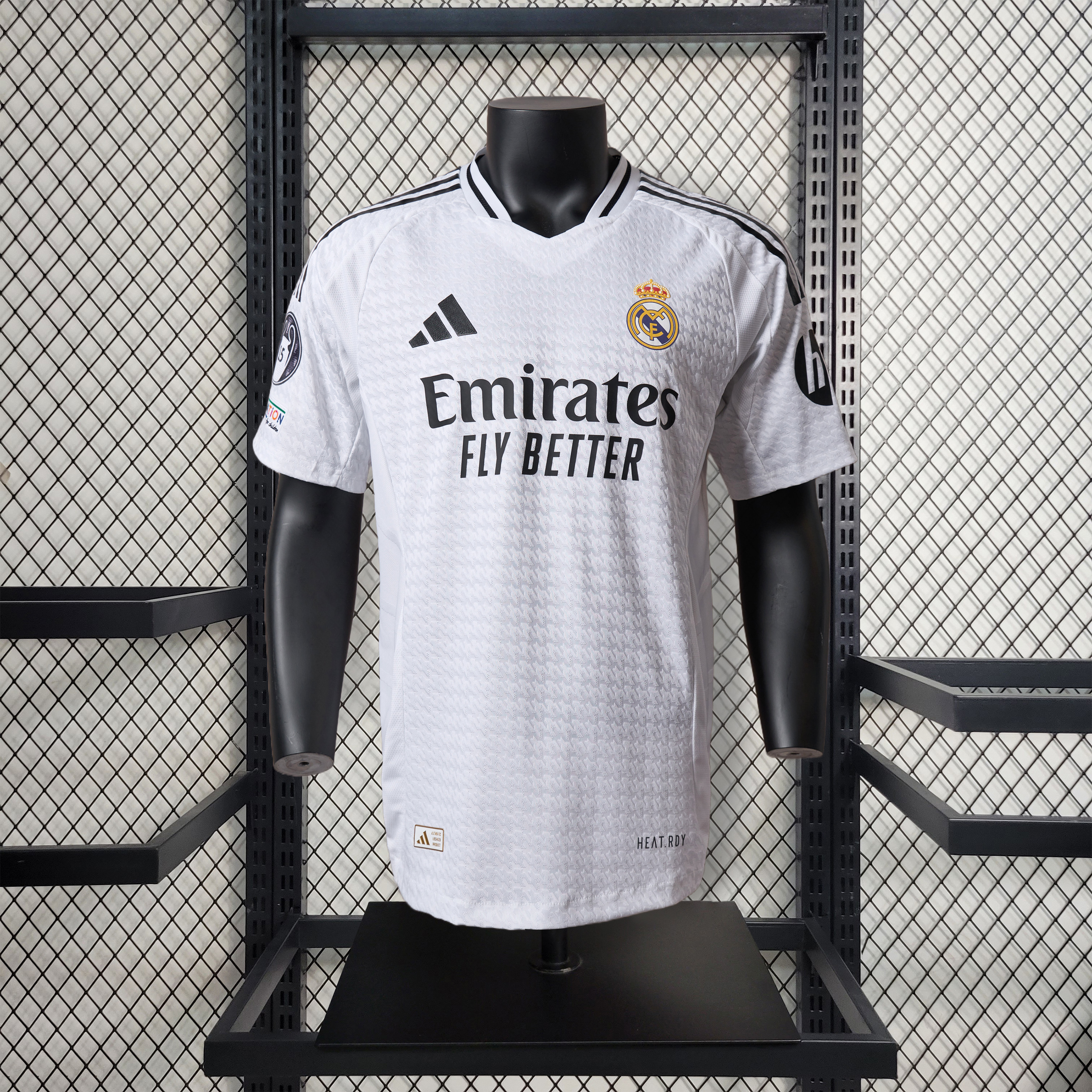 ManixJersey.com | Real Madrid 24-25 Home Stadium Jersey - Player Version -Customize Name, Number and Patch | Worldwide Shipping