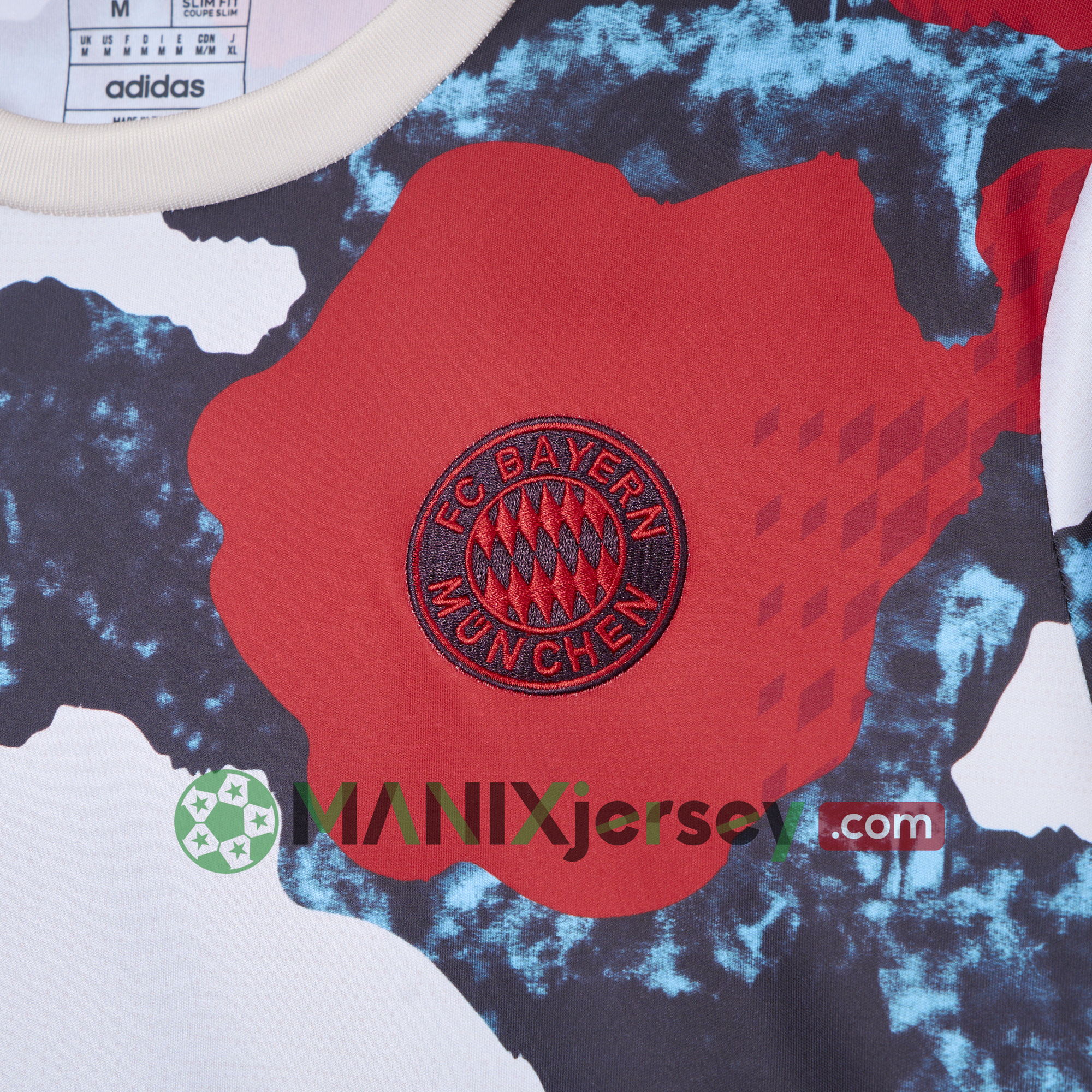 ManixJersey.com | Bayern Munich 24-25 Pre-Match Home 2 Jersey - Fans Version -Customize Name, Number and Patch | Worldwide Shipping