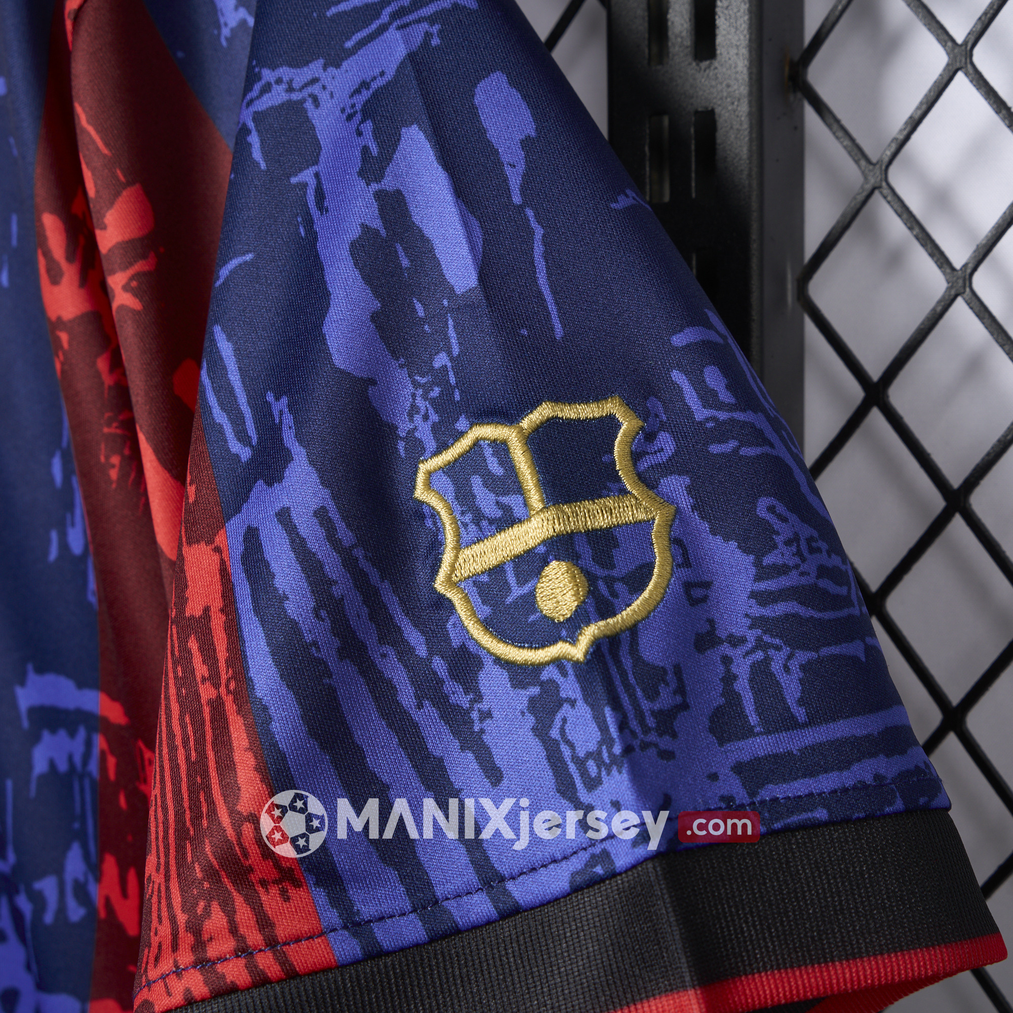 ManixJersey.com | Barcelona 2024-25 COMMA Messi Jersey - Fans Version -Customize Name, Number and Patch | Worldwide Shipping