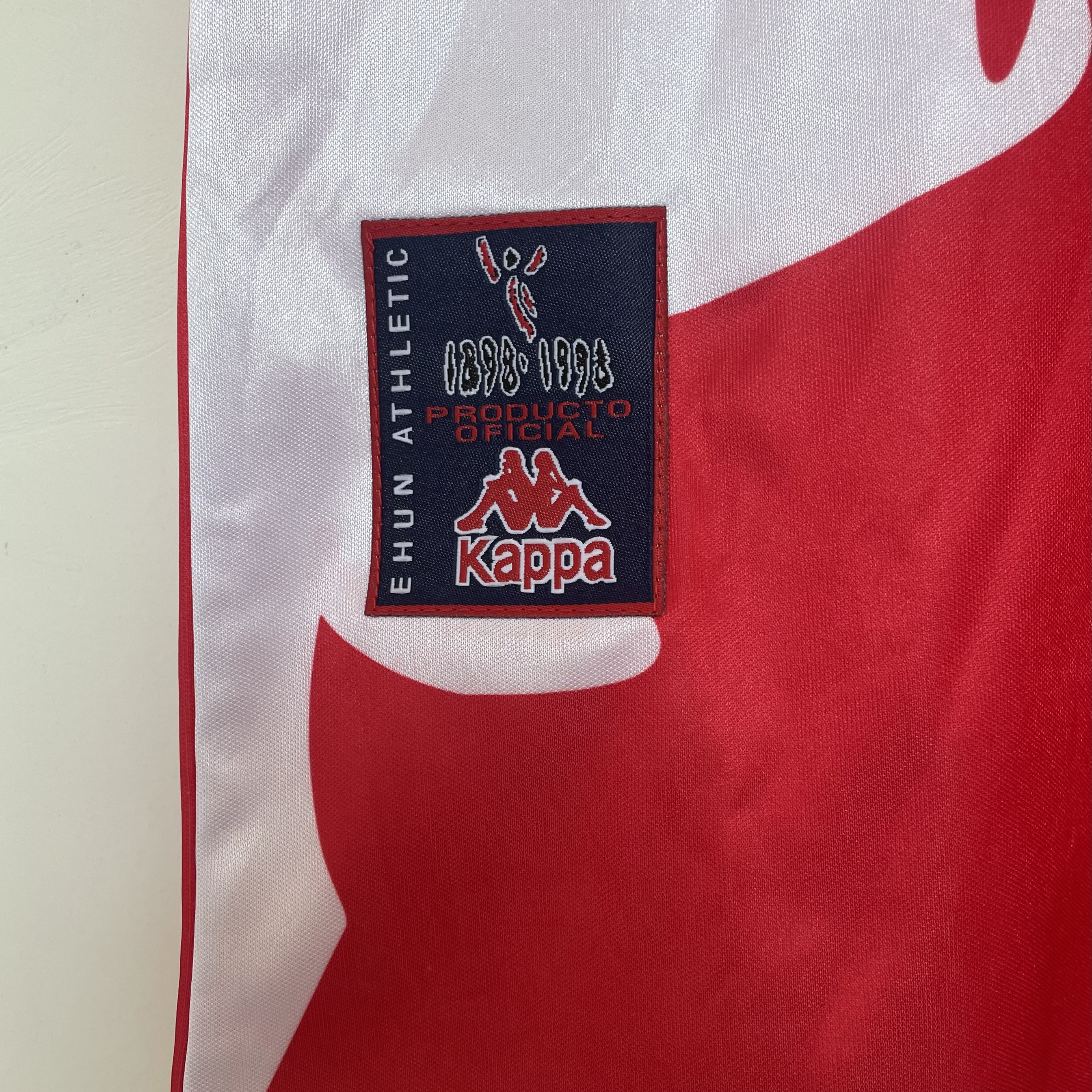 ManixJersey.com | Retro Athletic Bilbao 1997-98 Centenary Jersey -Customize Name, Number and Patch | Worldwide Shipping