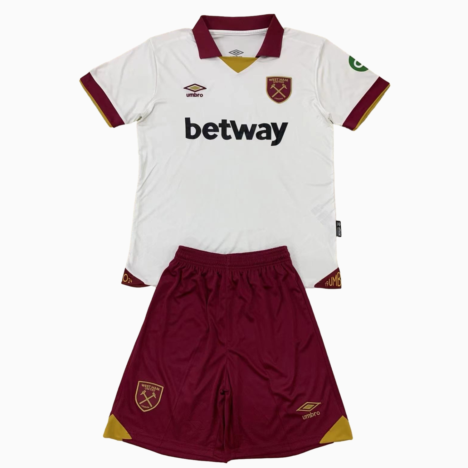 ManixJersey.com | West Ham United 24-25 Third Men's Adult Jersey Set - Fans Version -Customize Name, Number and Patch | Worldwide Shipping