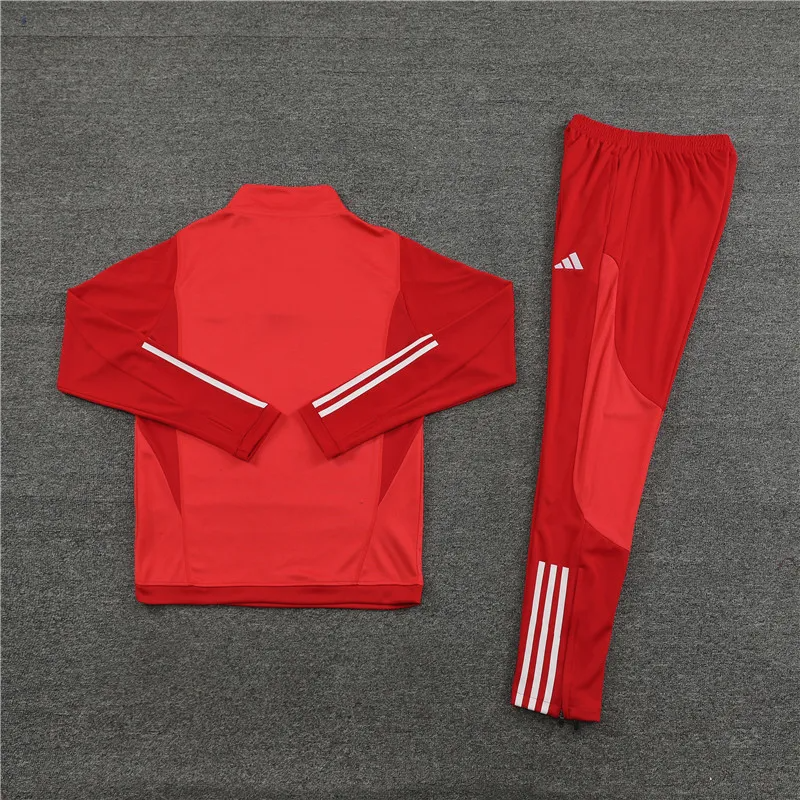 Bayern Munich 23-24 Long Sleeve Training Set - Red:football jersey mysite: unitedjerseyfootball 邓江浪:football