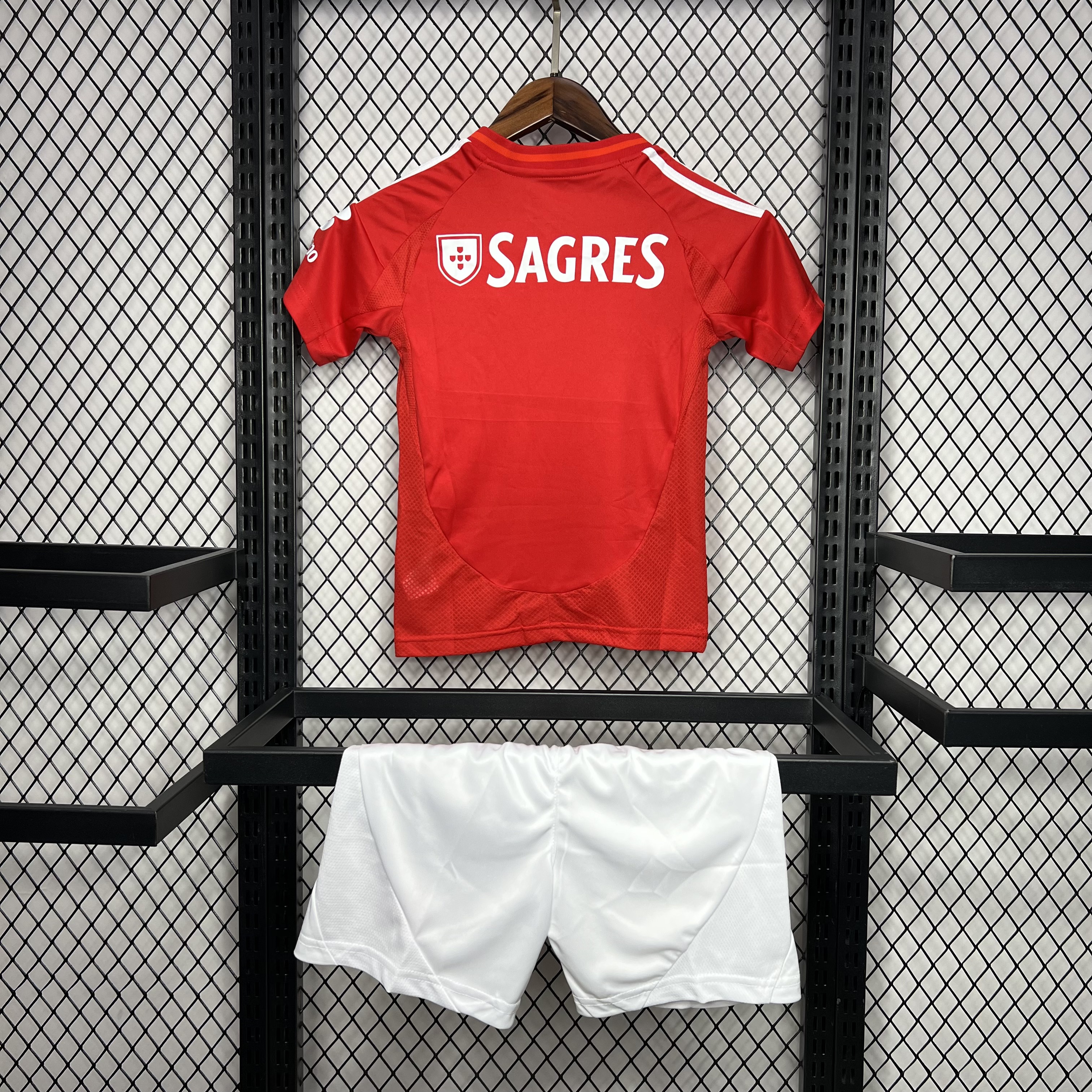 ManixJersey.com | Benfica 24-25 Home Stadium Kids Kit -Customize Name, Number and Patch | Worldwide Shipping