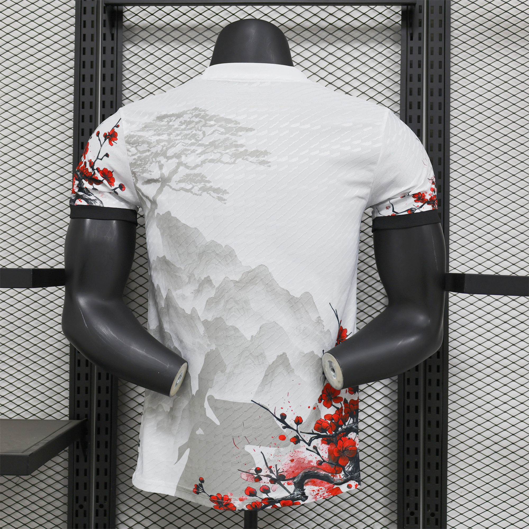unitedfutballjersey-Japan 2024 White Dragon Special plum bossom Edition Jersey - Player Version