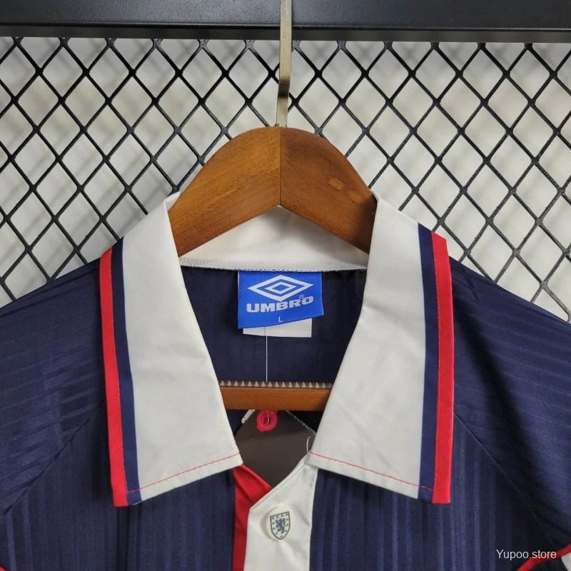 ManixJersey.com | Retro S-c-o.t l.a-n.d 1996-98 Home Jersey -Customize Name, Number and Patch | Worldwide Shipping