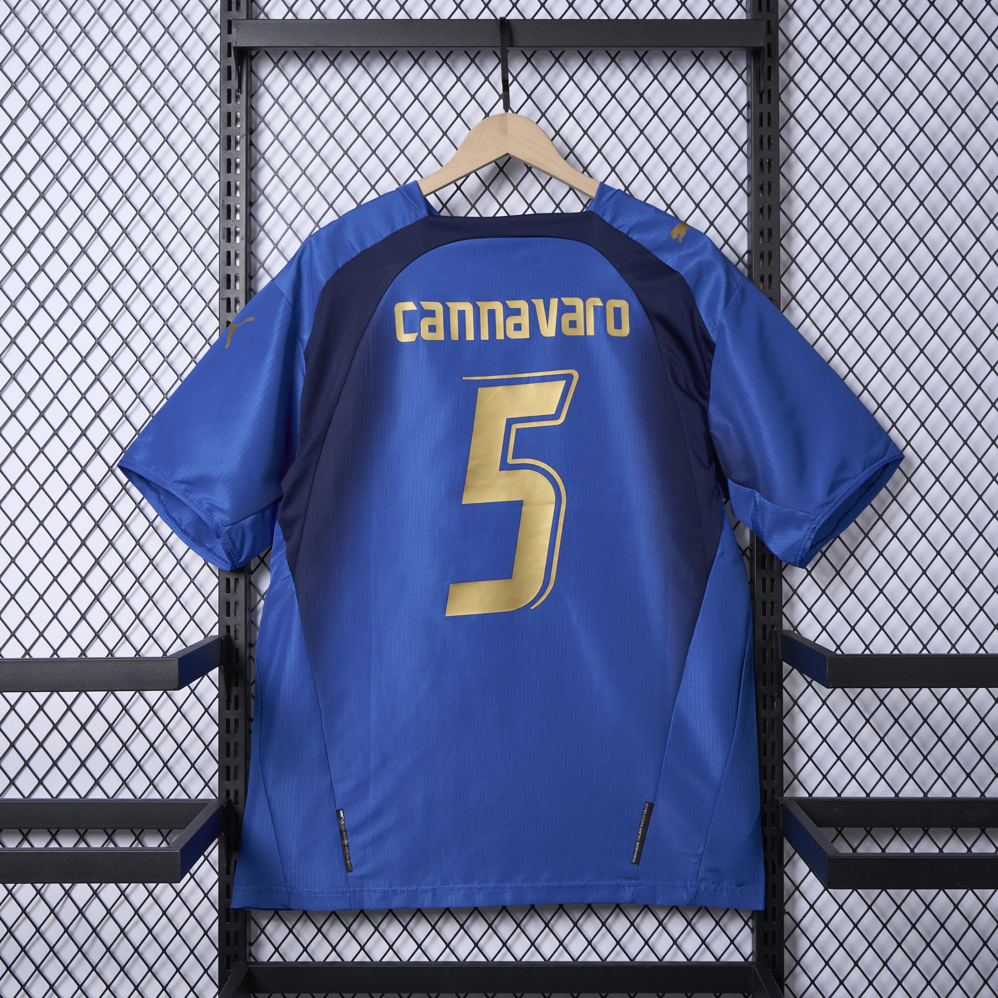 SIUjerseys-Retro Italy 2006 Home Stadium Jersey