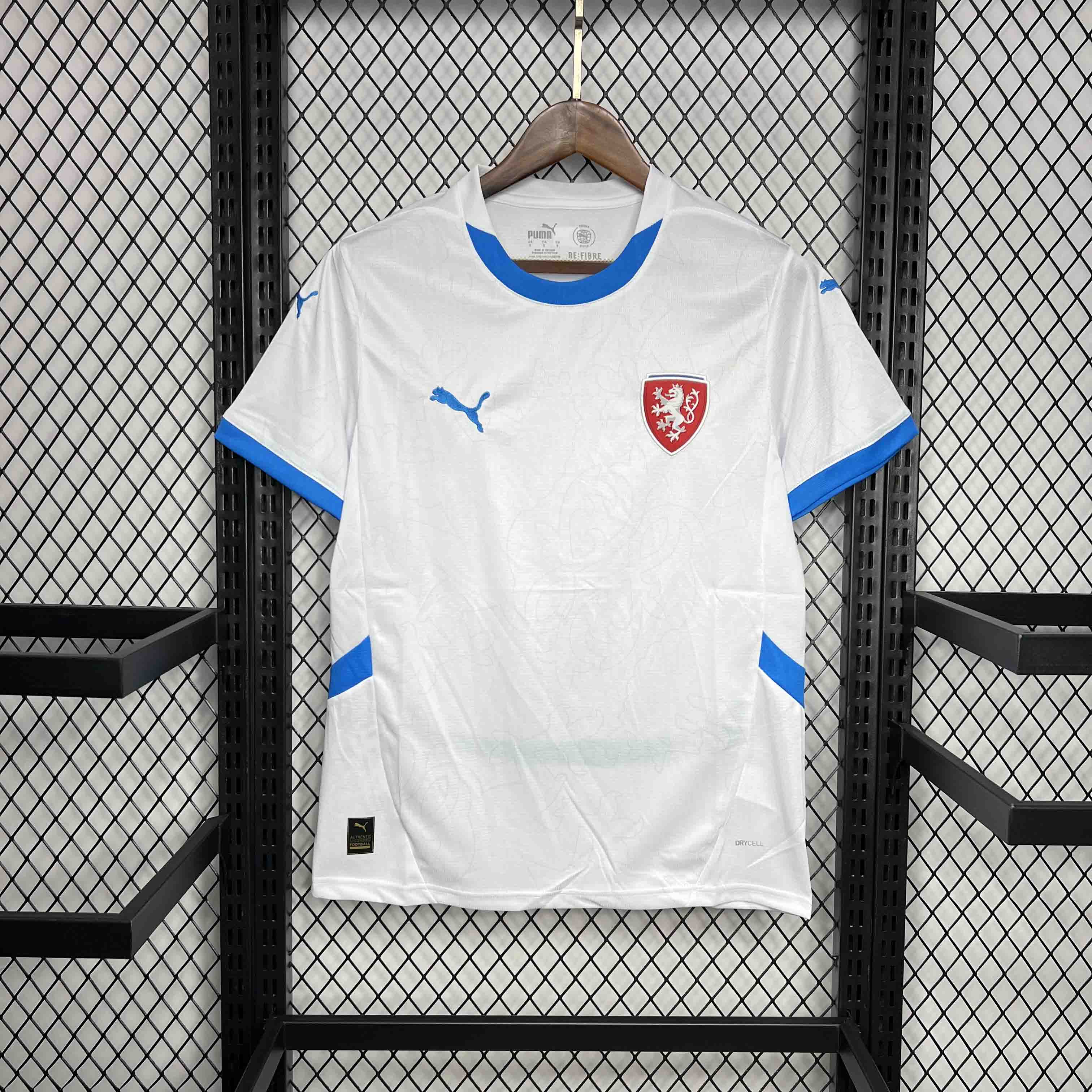 SIUjerseys-Czech Republic 2024 Away Jersey - Fans Version