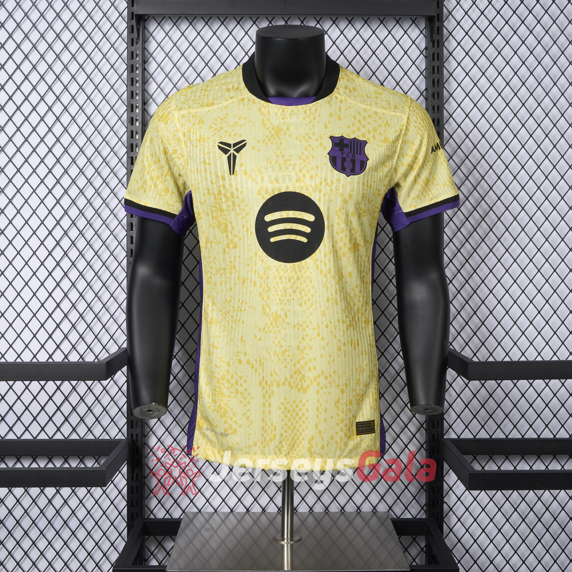 JerseysGala.com | Barcelona 24-25 KOBE Co-branded Jersey - Player Version -Customize Name, Number and Patch | Worldwide Shipping
