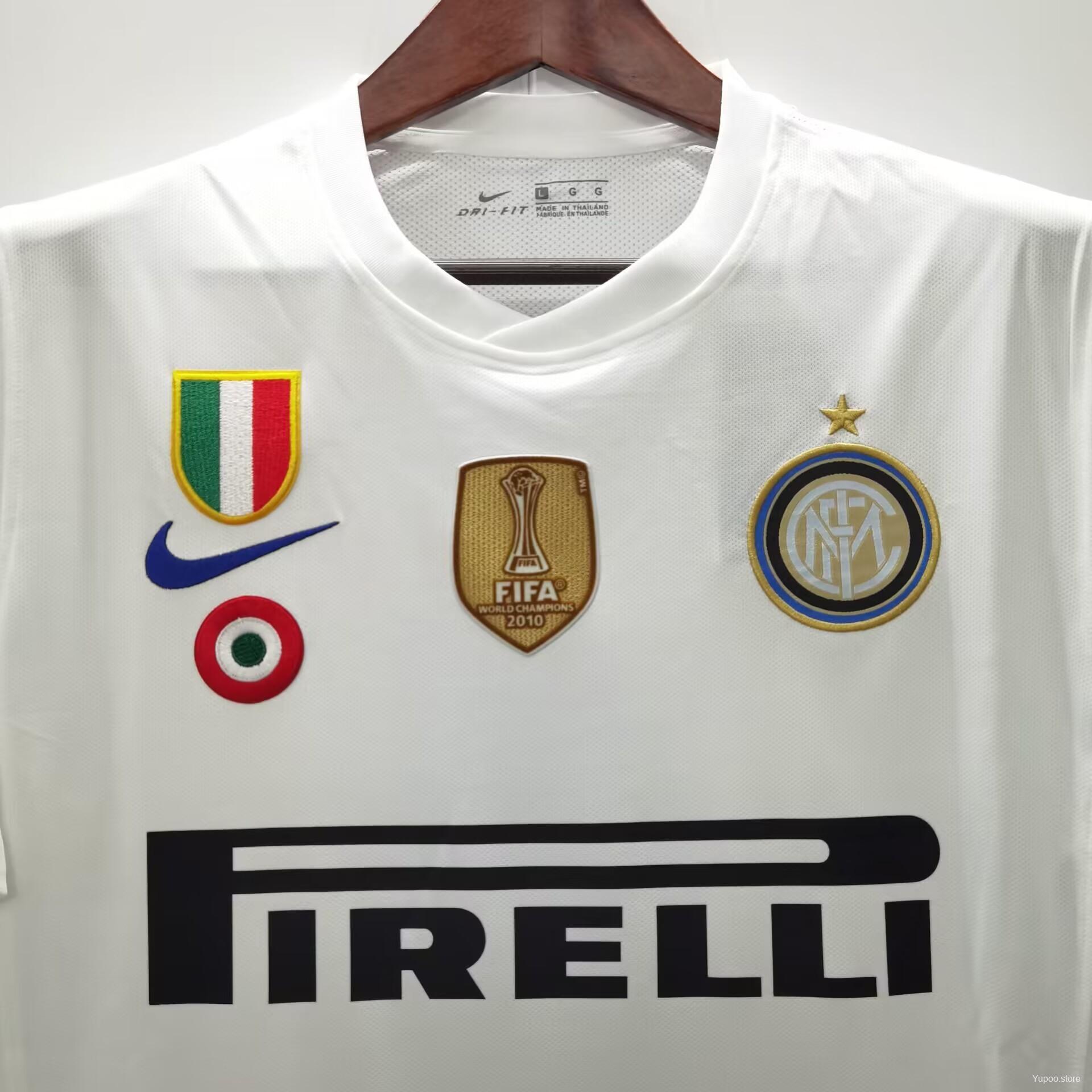 ManixJersey.com | Retro Inter Milan 2010-11 Away Stadium Jersey -Customize Name, Number and Patch | Worldwide Shipping