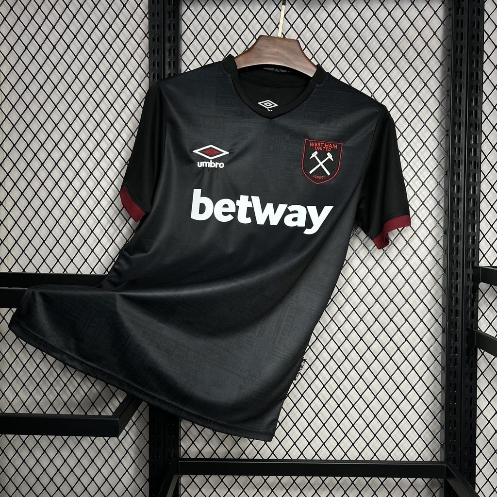 JerseysGala.com | West Ham United 24-25 Away Jersey - Fans Version -Customize Name, Number and Patch | Worldwide Shipping