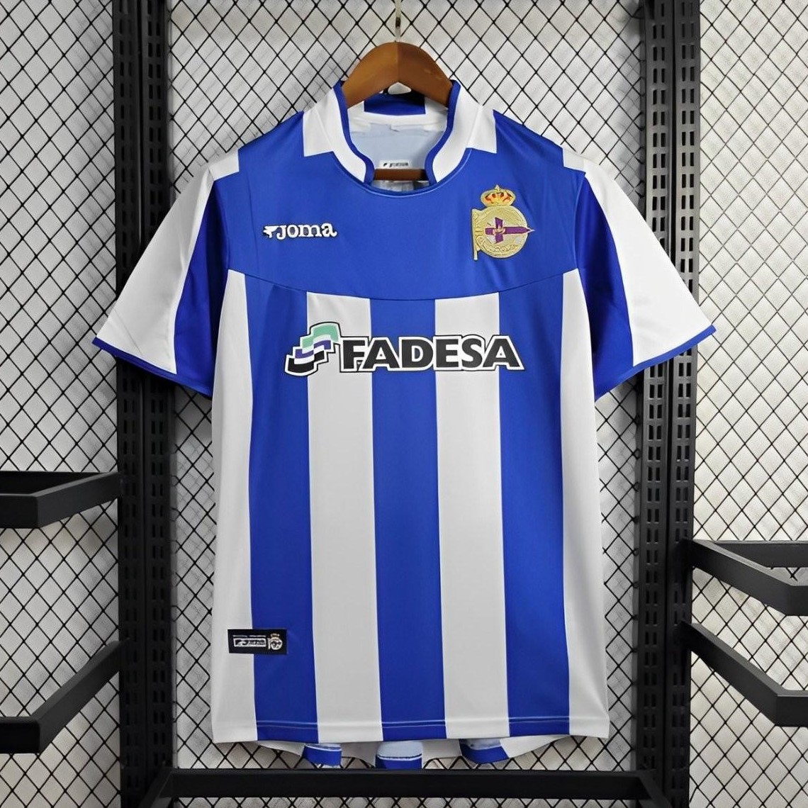 ManixJersey.com | Retro Deportivo de La Coruña 2003-04 Home Stadium Jersey -Customize Name, Number and Patch | Worldwide Shipping