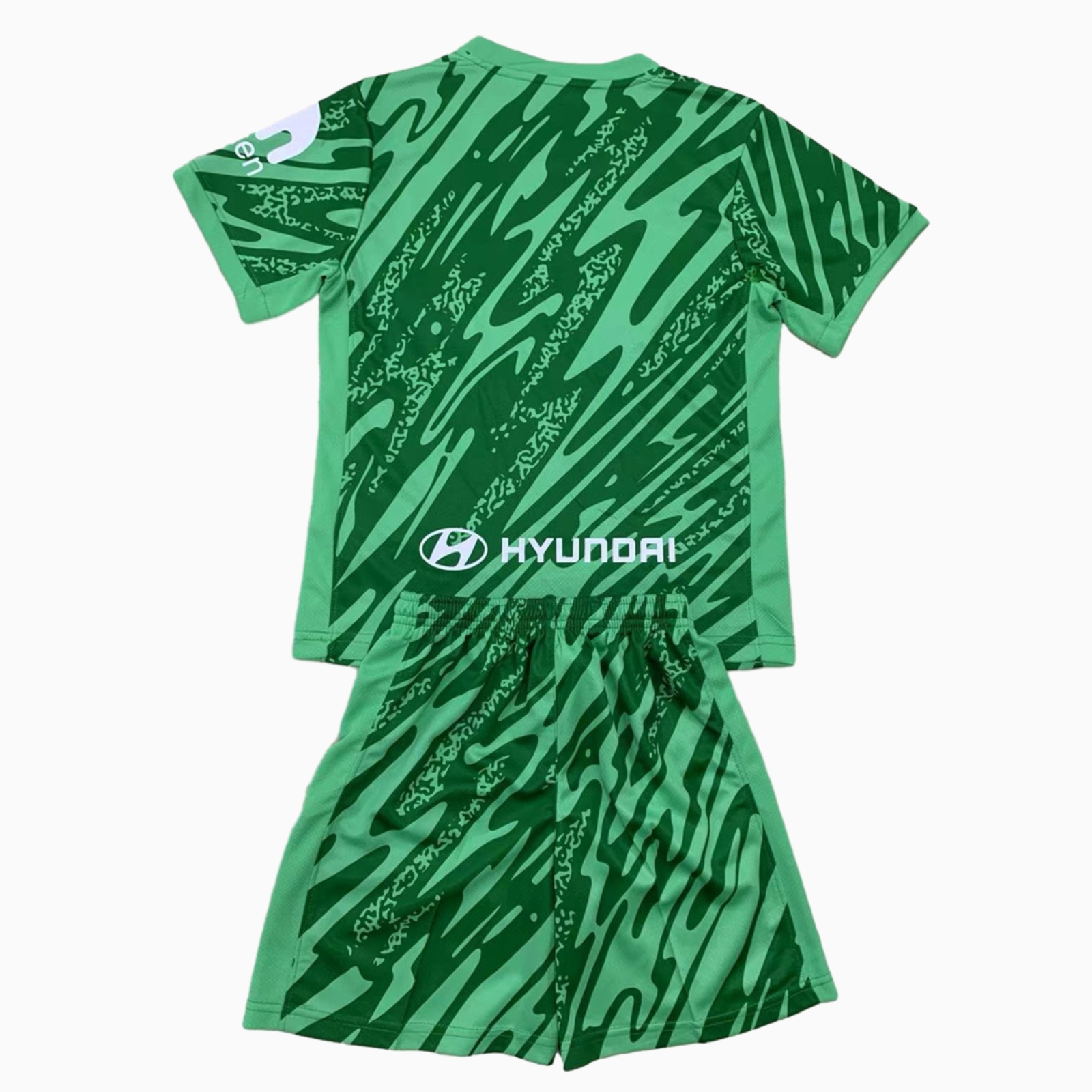 ManixJersey.com | Atletico Madrid 24-25 Green Goalkeeper Kids Kit -Customize Name, Number and Patch | Worldwide Shipping