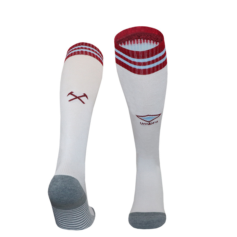 JerseysGala.com | West Ham United 24-25 Home Socks - White -Customize Name, Number and Patch | Worldwide Shipping
