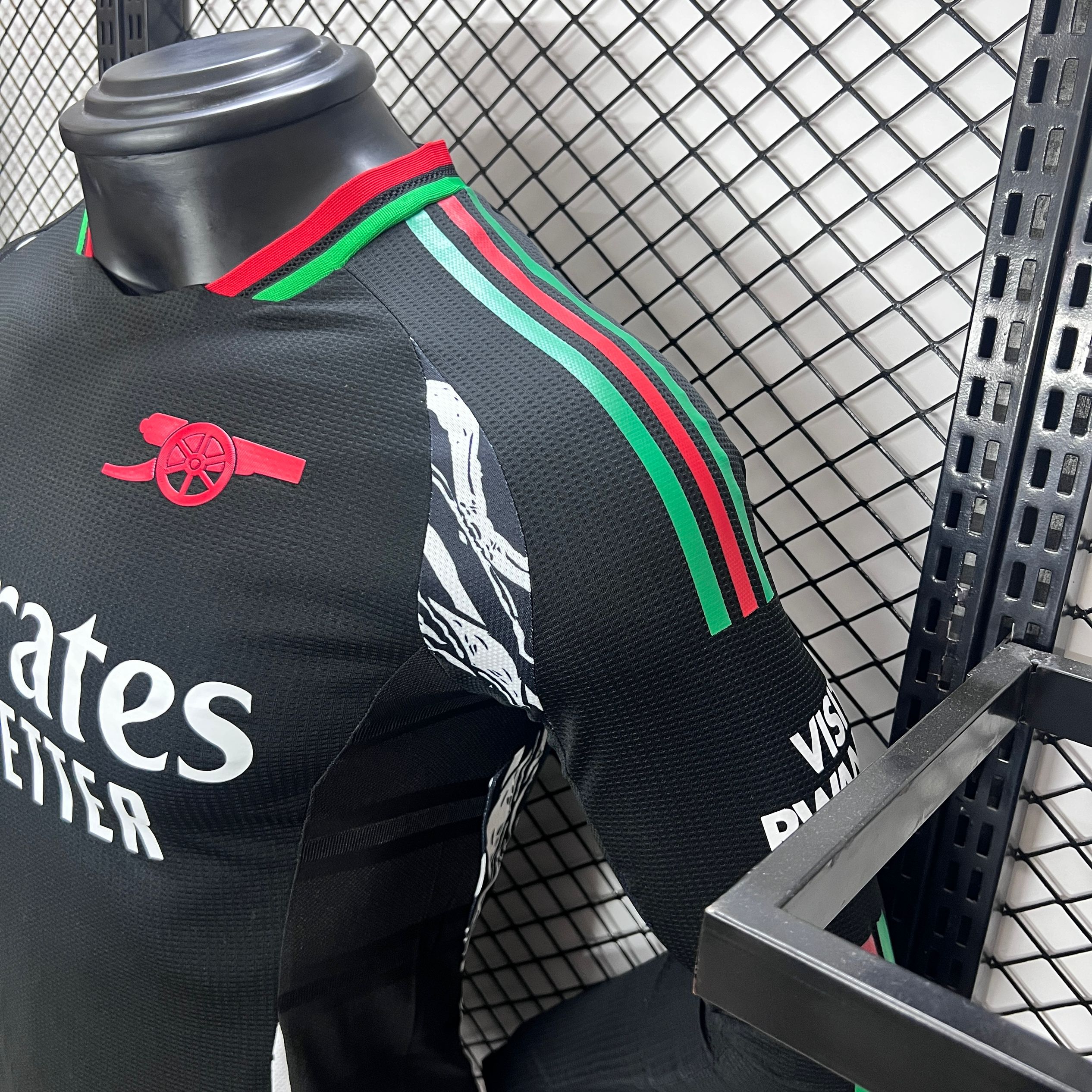ManixJersey.com | Arsenal 24-25 Away Long Sleeve Jersey - Player Version -Customize Name, Number and Patch | Worldwide Shipping