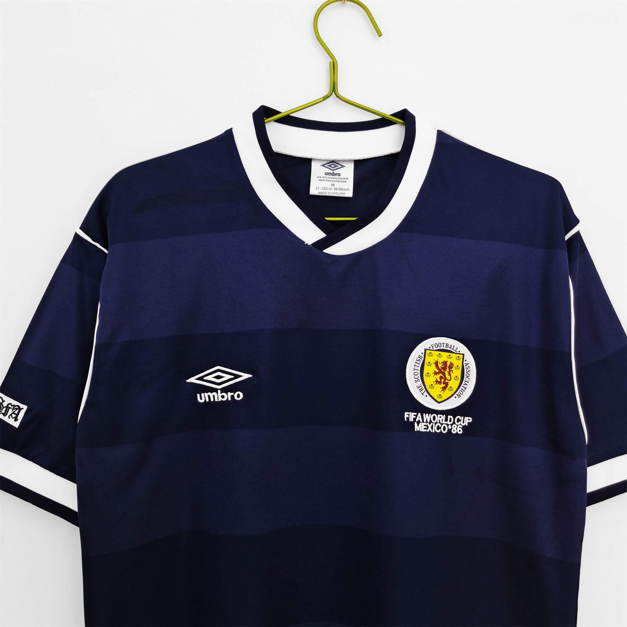 ManixJersey.com | Retro S-c-o.t l.a-n.d 1987-88 Home Jersey - Fans Version -Customize Name, Number and Patch | Worldwide Shipping