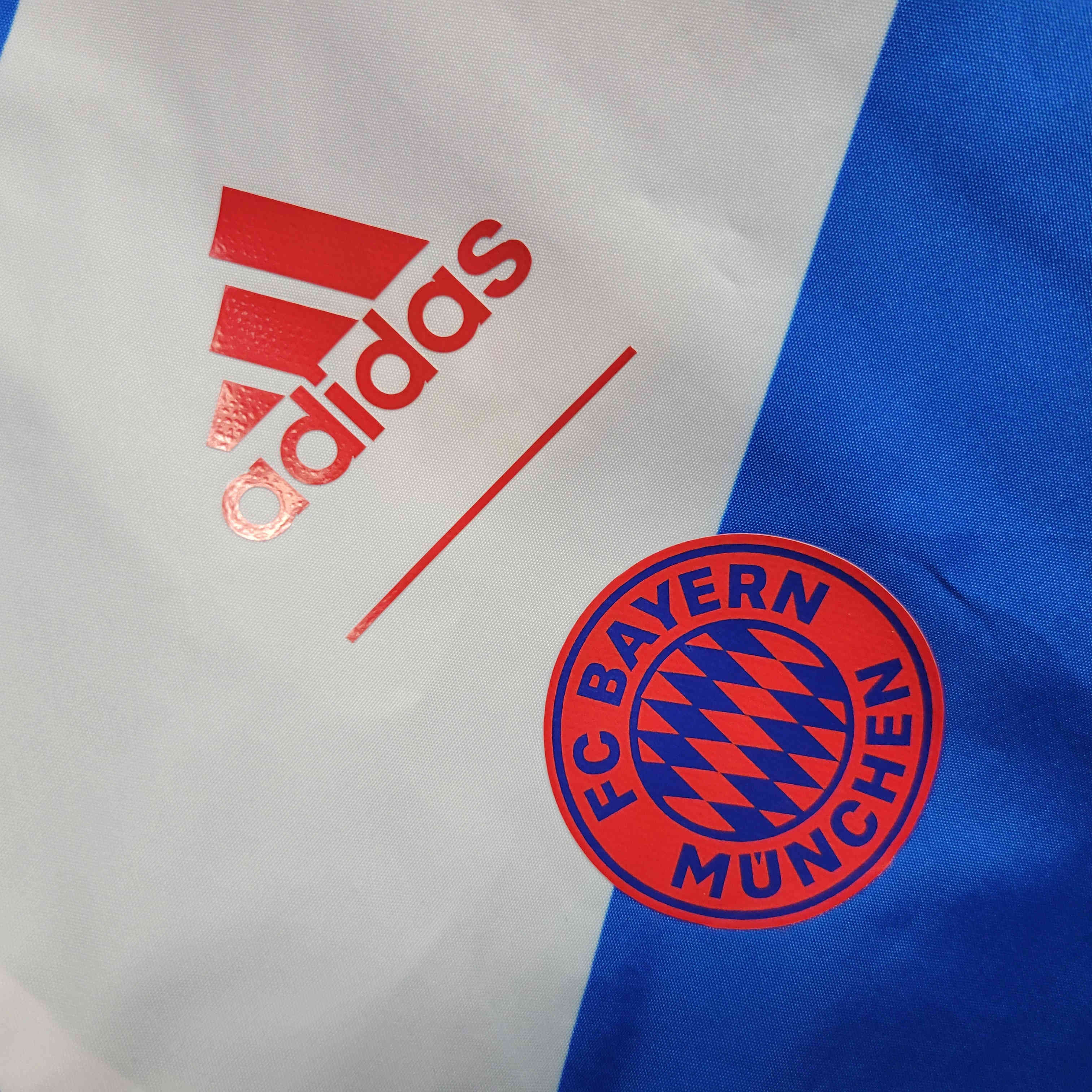 Bayern Munich 23-24 Blue Reversible Windbreaker:football jersey mysite: unitedjerseyfootball 邓江浪:football