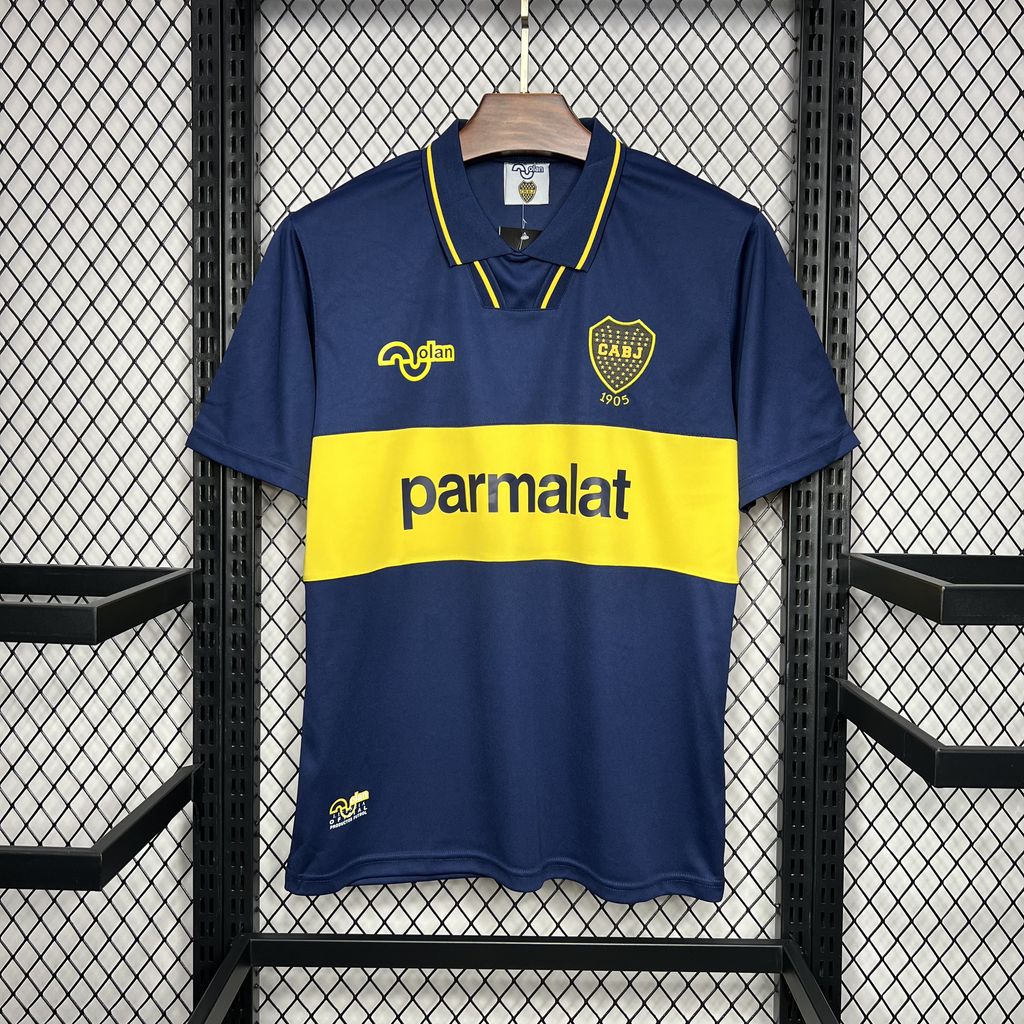 JerseysGala.com | Retro Boca Juniors 1994-95 Home Stadium Jersey -Customize Name, Number and Patch | Worldwide Shipping