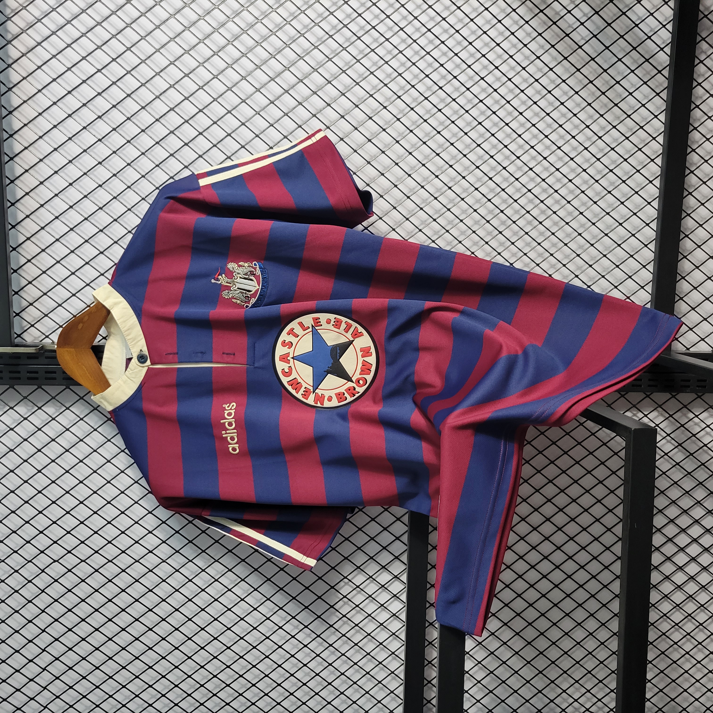 JerseysGala.com | Retro Newcastle United 1995-96 Away Stadium Jersey -Customize Name, Number and Patch | Worldwide Shipping