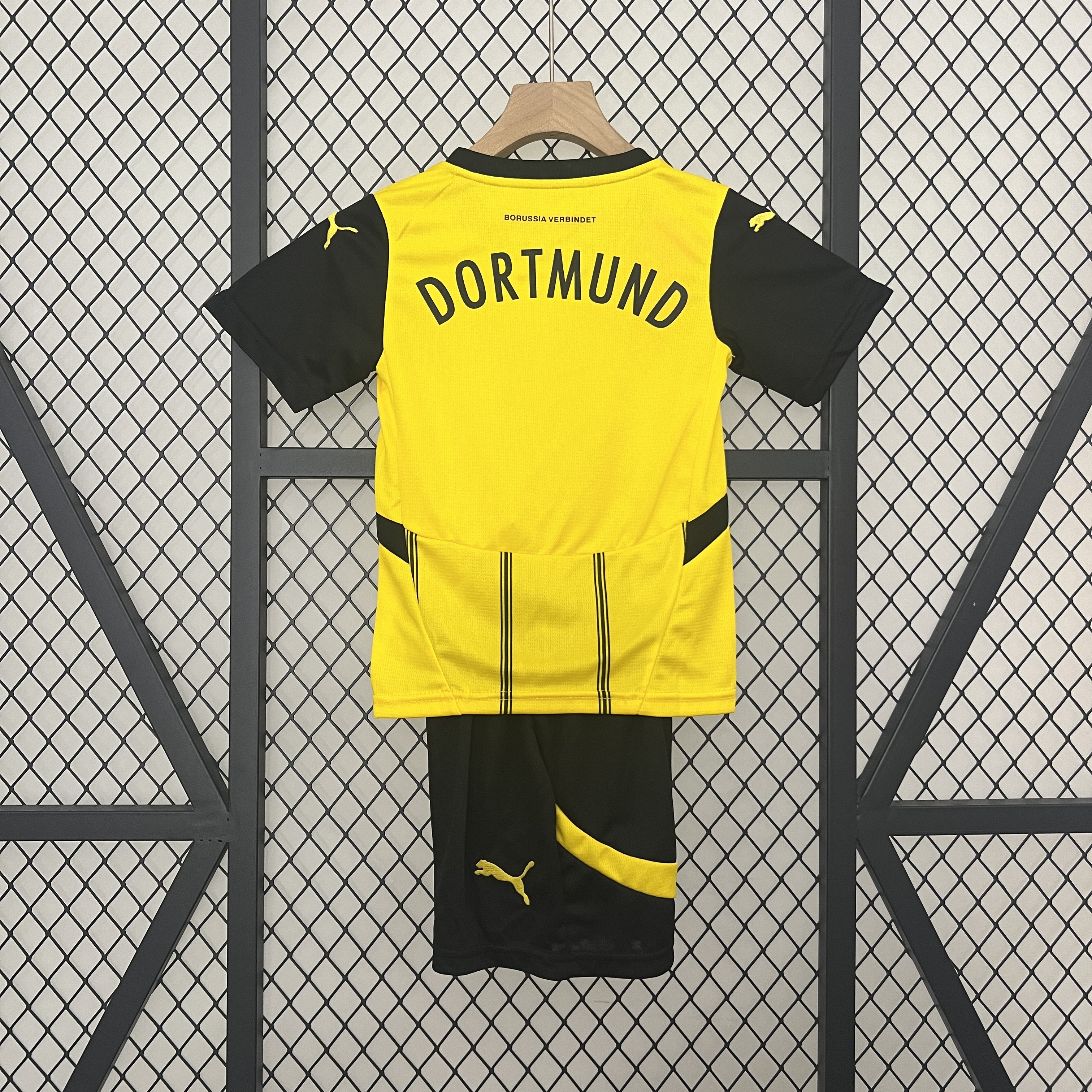 ManixJersey.com | Dortmund 24-25 Home Stadium Kids Kit -Customize Name, Number and Patch | Worldwide Shipping