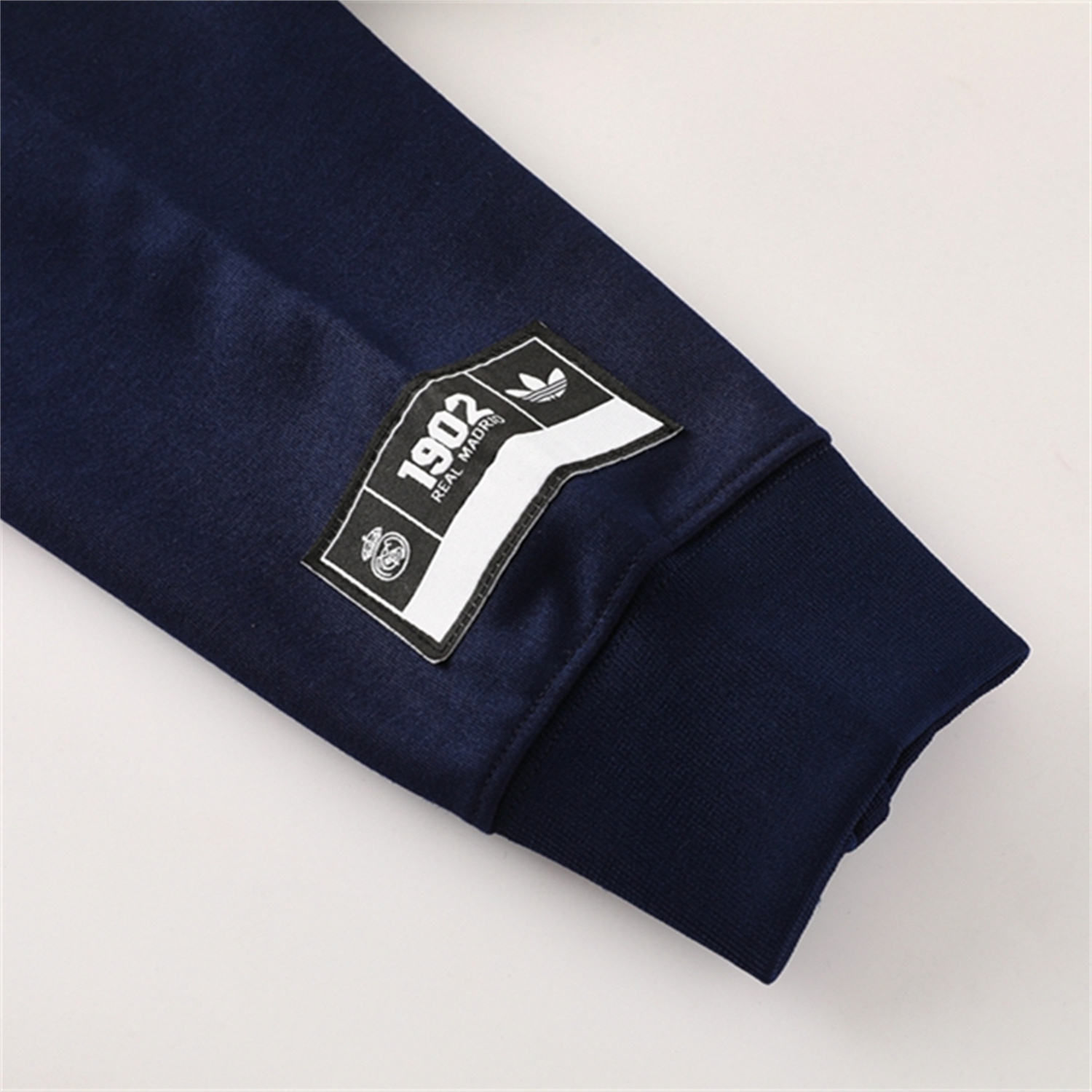 foot-Real Madrid 25-26 Originals Varsity Hoodie Set - Deep Blue Hoodie and Pants