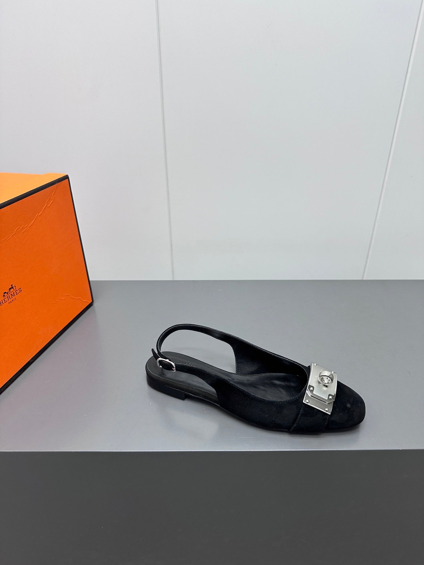 INNOCENTE SLINGBACK IN BLACK SUEDE、mysite、Cacoeks