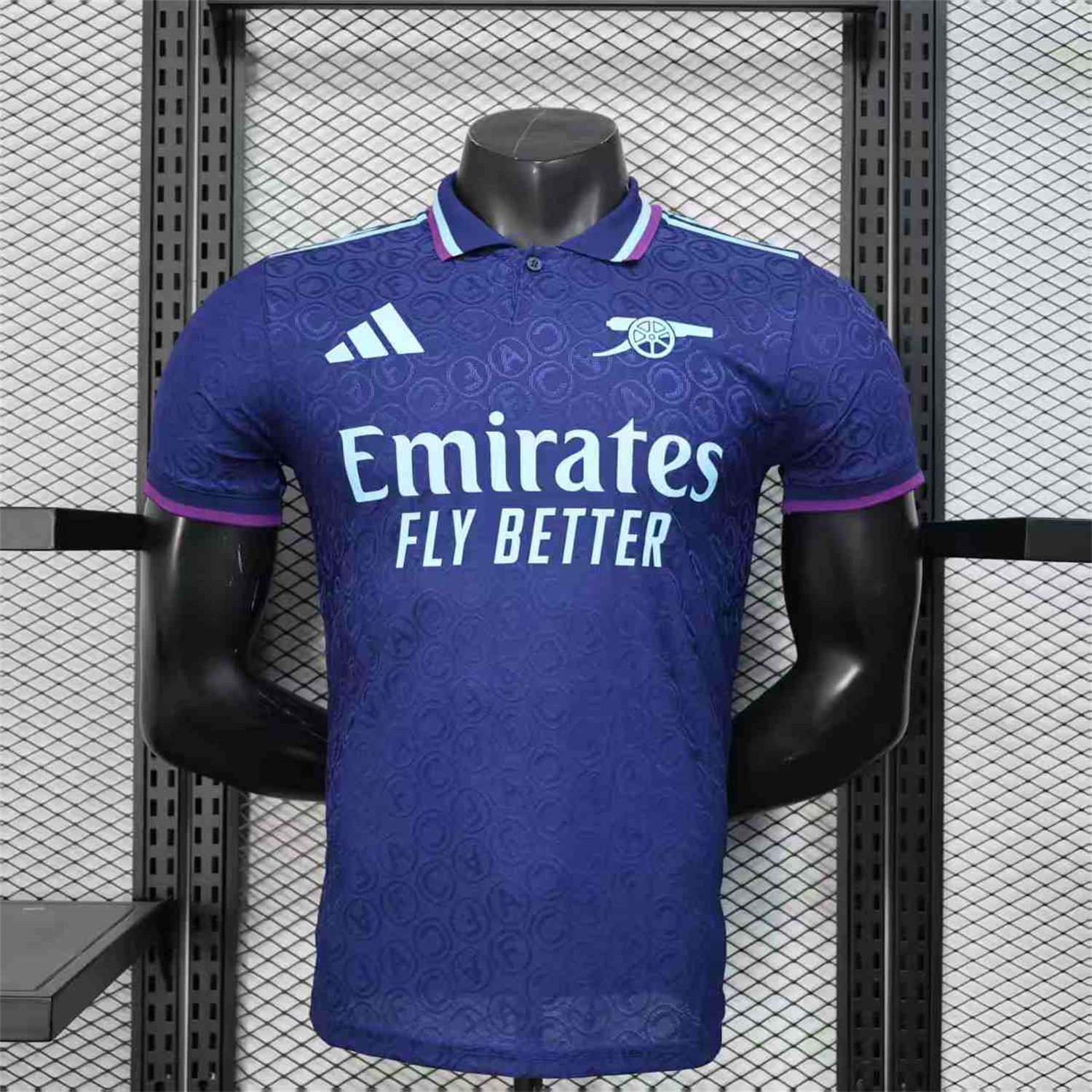 UltraTrikot-Arsenal 25-26 Deep Blue POLO Letter Pattern Special Jersey - Player Version