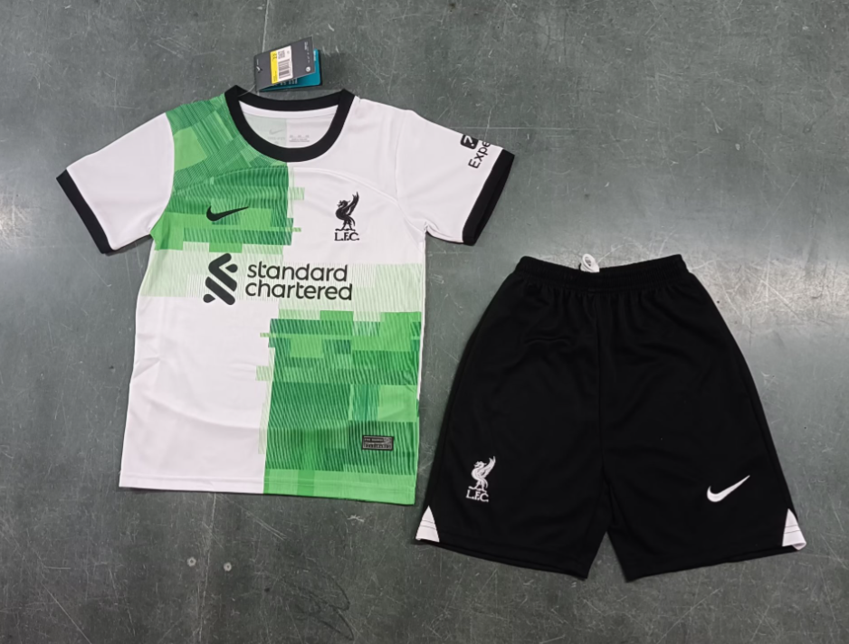 23/24 Liverpool Away Football Shirt Kids Size Suit-mysite Custom Football Kit- Nextkits