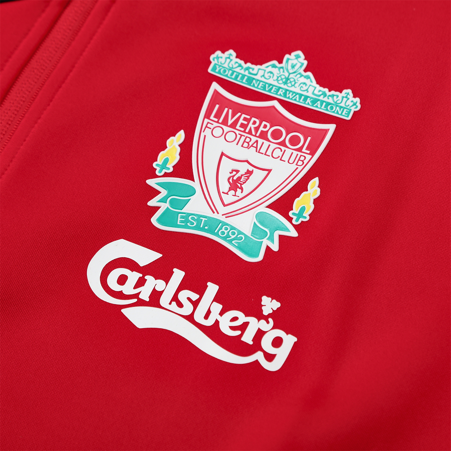 foot-Liver.pool 25-26 Jacket Training Tracksuit - Red Jackets & Deep Blue Pants