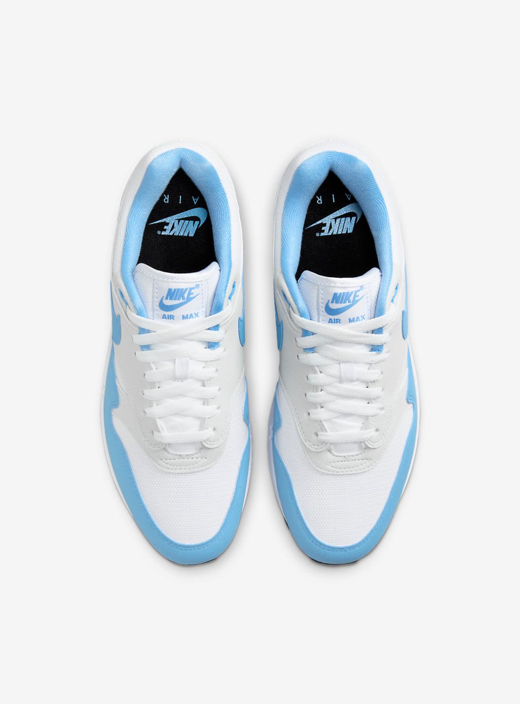 Nike Air Max 1 White University Blue、NIKE、Cacoeks