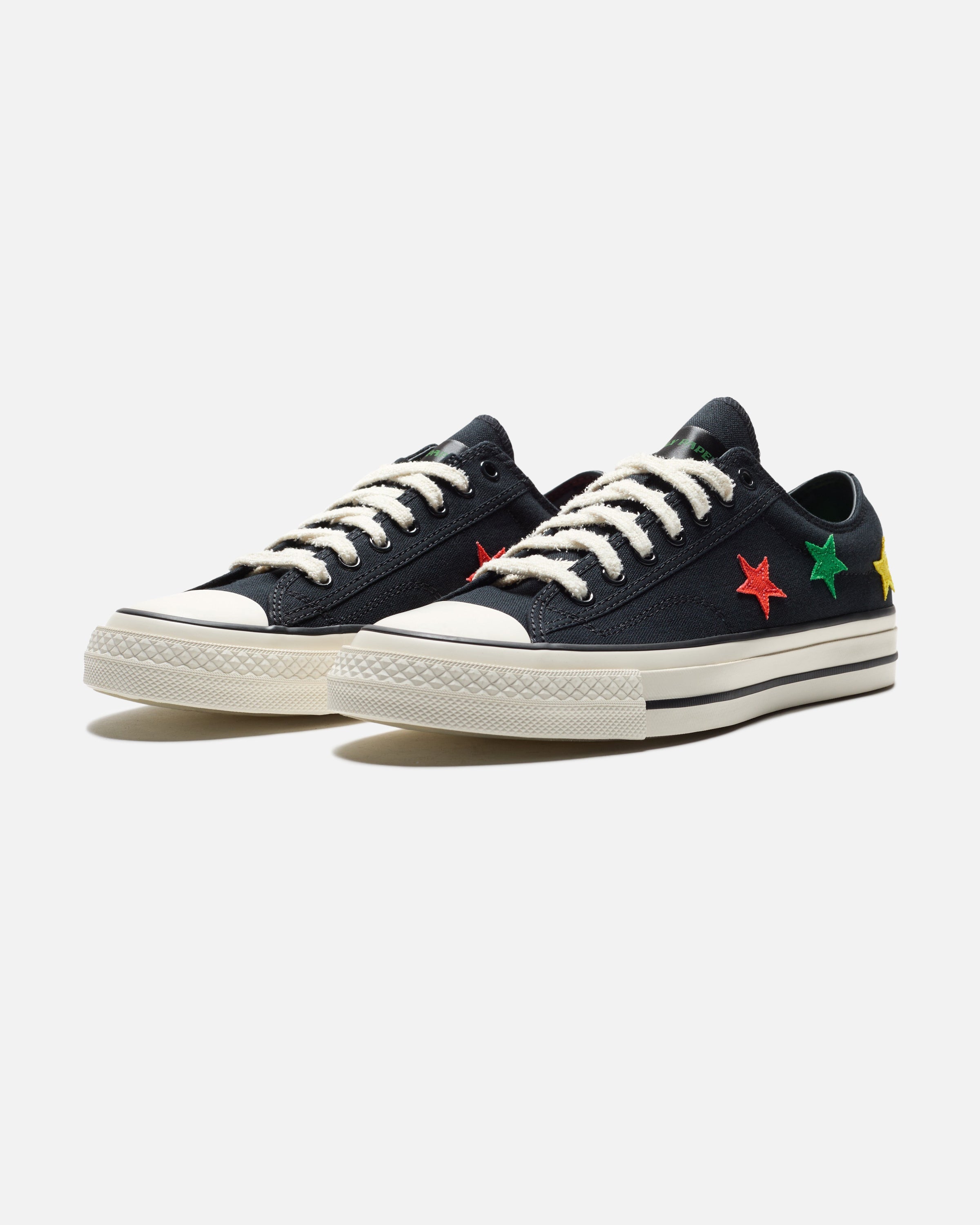 CONVERSE X DAILY PAPER STAR PLAYER 76 OX - BLACK