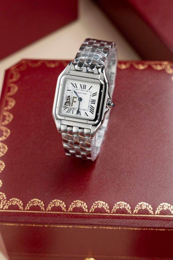 Đồng Hồ Cartier Panthere WGPN0007 Rep 11 Nữ Mặt Trắng Máy Pin 27x37mm (2)