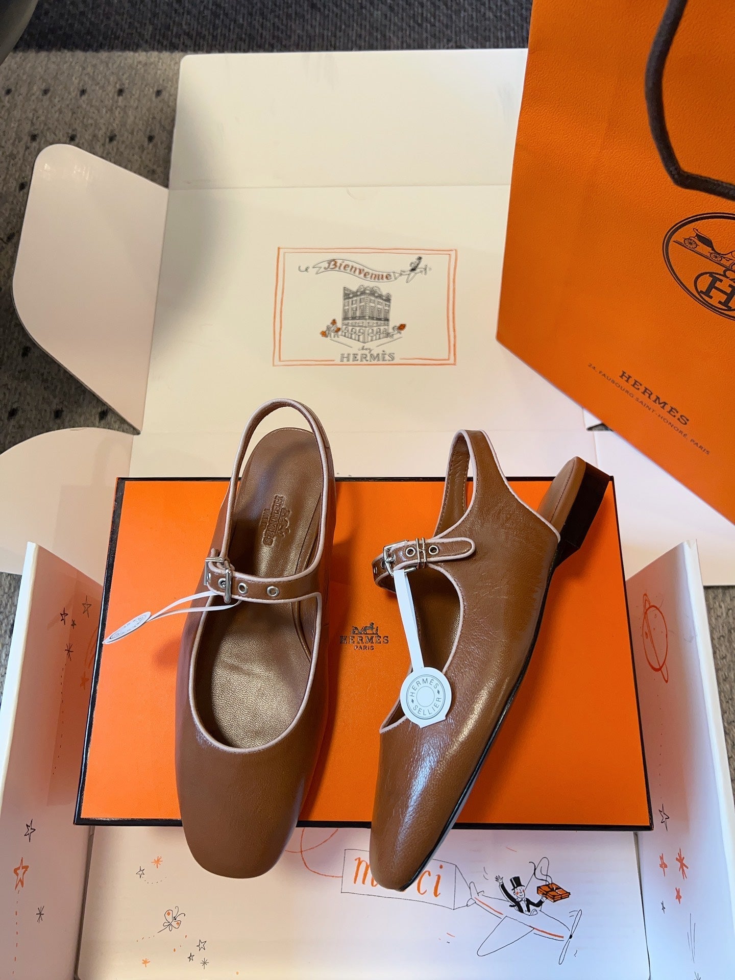 KLEO SLINGBACK IN BRONZE BROWN CALFSKIN、mysite、Cacoeks