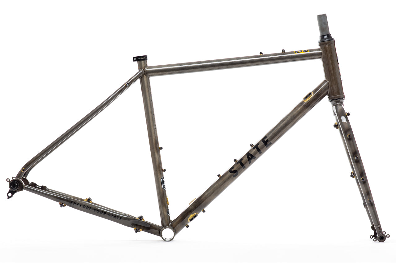 4130 All-Road - Frame & Fork Set (UDH) - Raw Phosphate、mySite、bearsvspackers