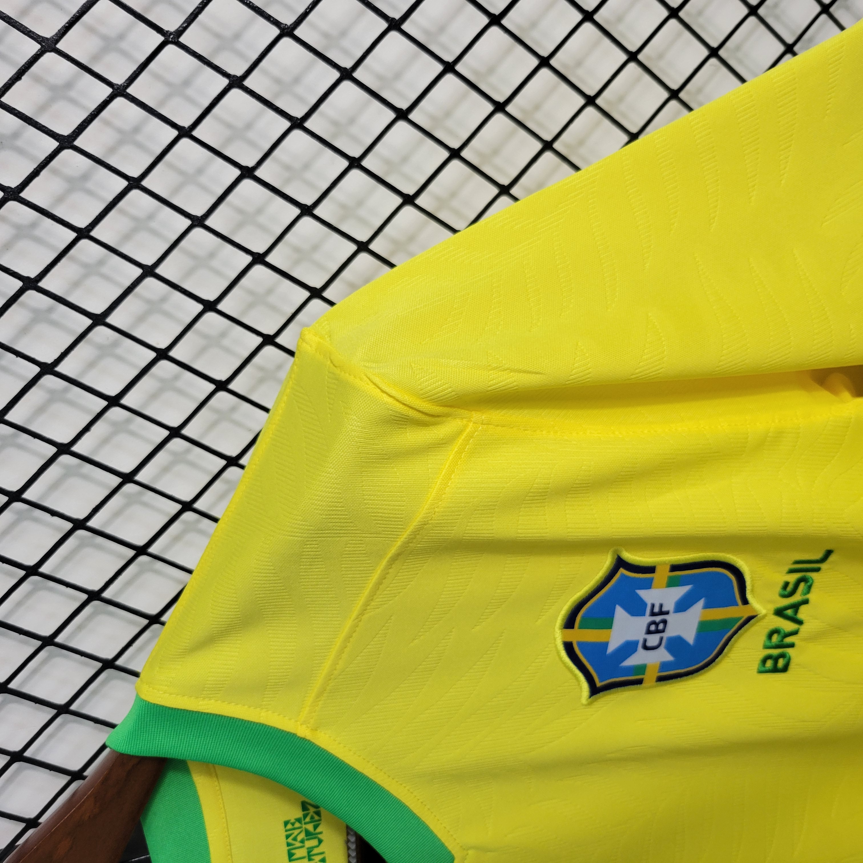 Higojerseys-Brazil 2023 Home Stadium Jersey - Fans Version