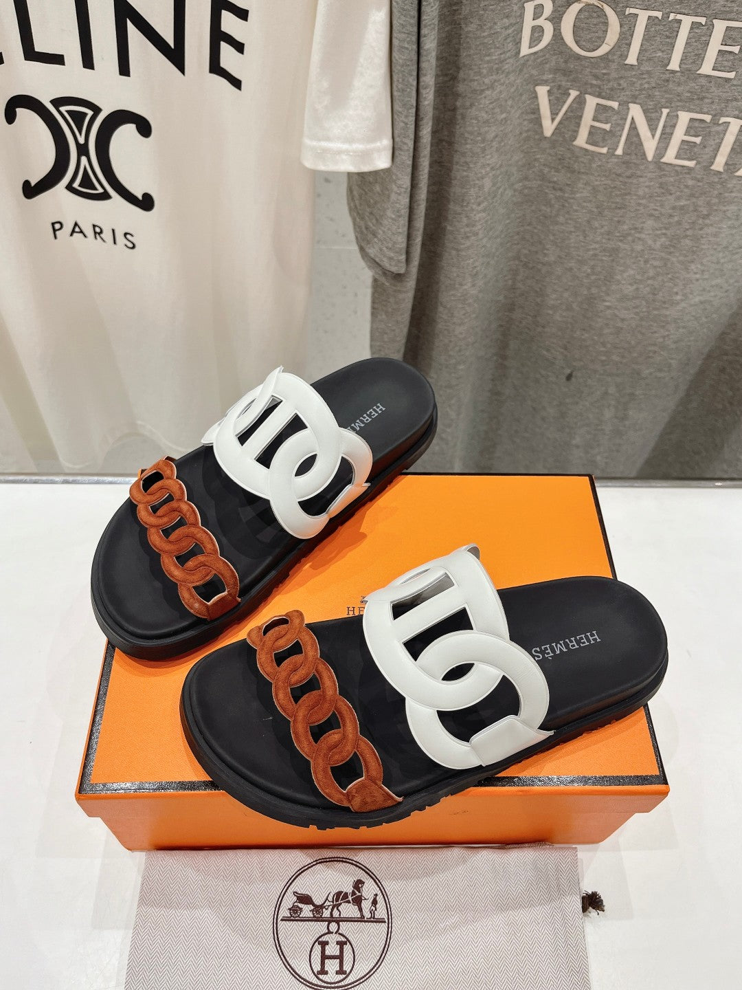 EXTRA SANDAL BLACK MIX WHITE MIX SYRUP CALFSKIN、mysite、Cacoeks