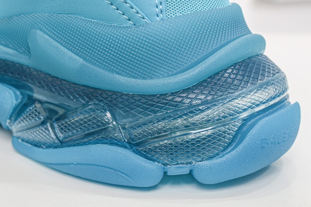 Balenciaga Triple S Clear Sole Sneaker Blue、mysite、Cacoeks