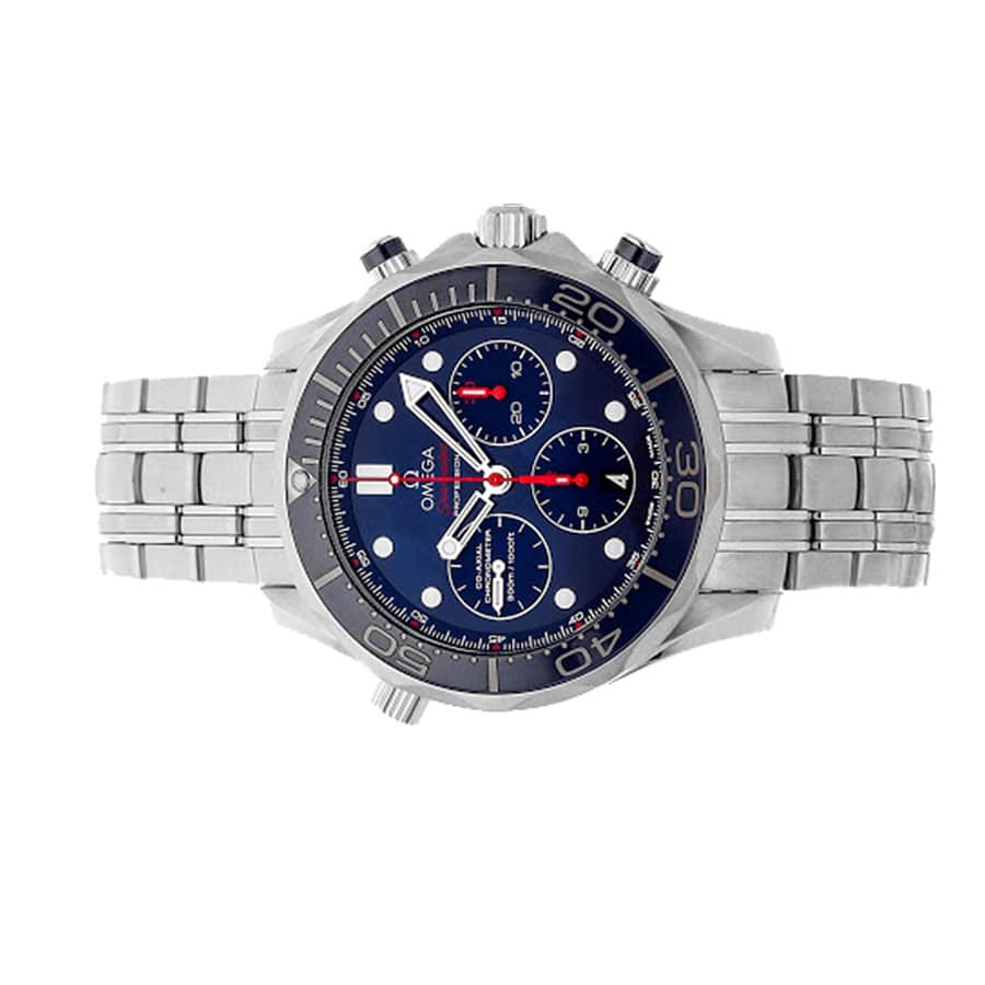 omega seamaster 300m steel 212 30 44 50 03 001 blue dial replica