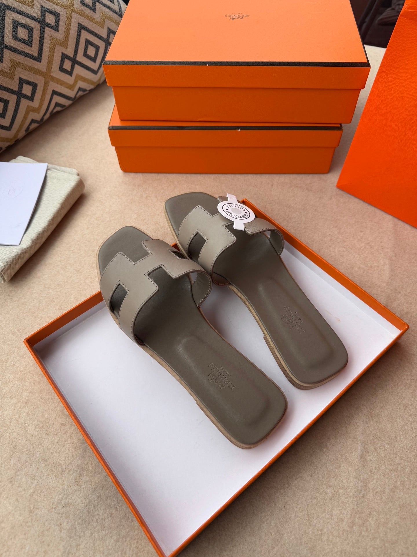 0RAN SANDALS IN CEDAR BROWN CALFSKIN、mysite、Cacoeks