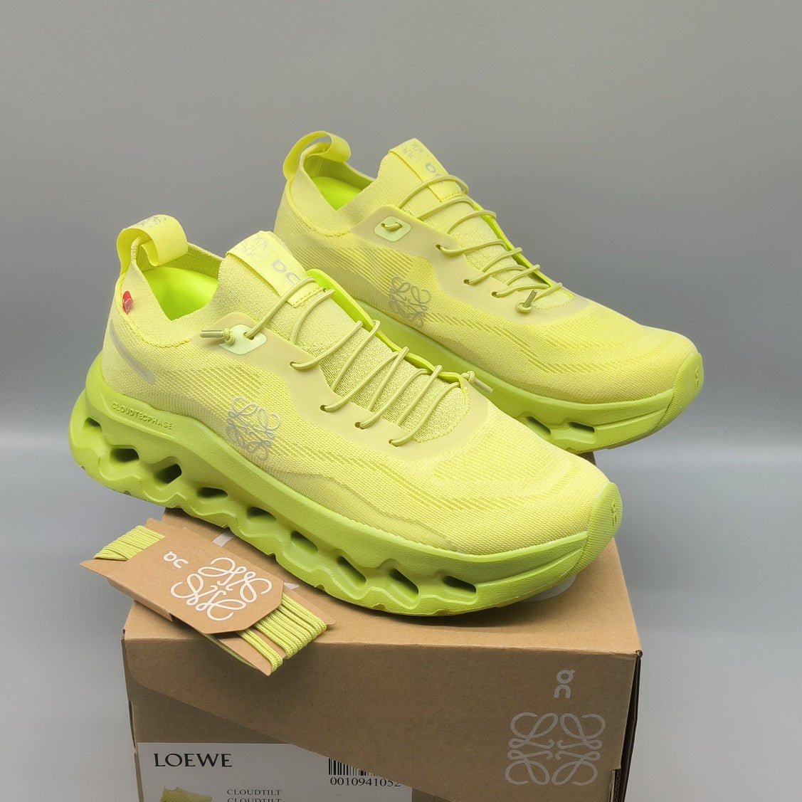 LW CLOUDTILT SNEAKER NEON GREEN POLYESTER、mysite、Cacoeks