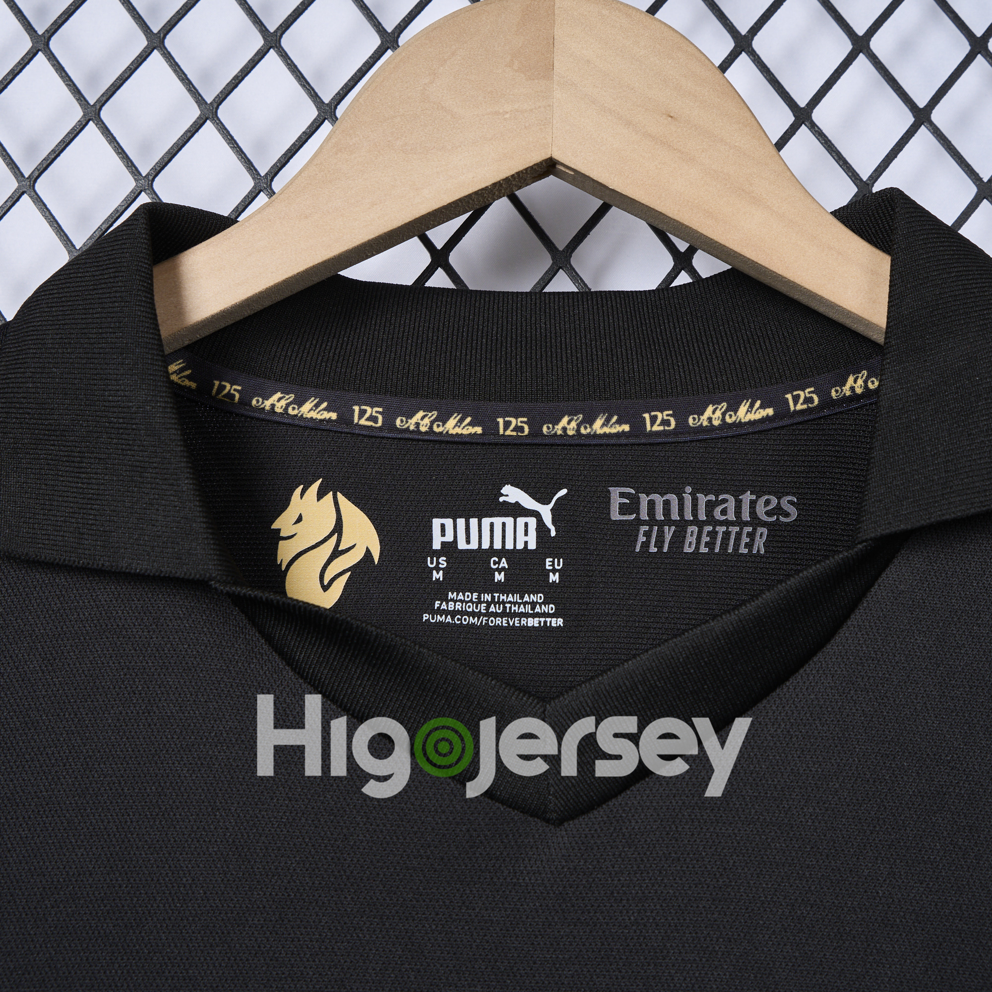 Higojerseys-AC Milan 24-25 125th Anniversary Long Sleeves Black GK Jersey - Fans Version