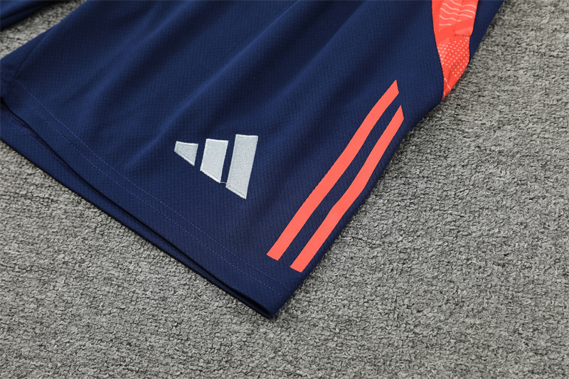 ManixJersey.com | Manchester United 24-25 Short-Sleeve Training Kids Kit - Deep Blue -Customize Name, Number and Patch | Worldwide Shipping