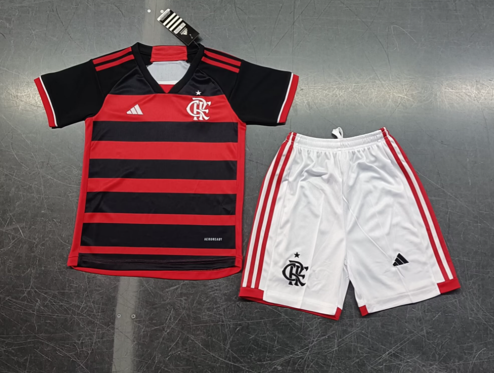 24/25 Flamenco Home Football Shirt Kids Size Suit-mysite Custom Football Kit- Nextkits