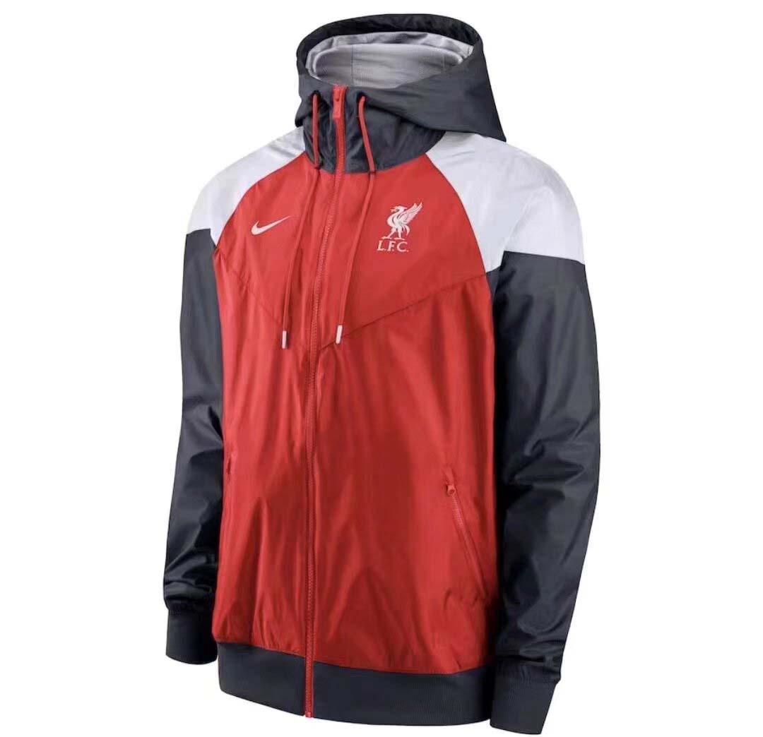 2024/2025 Liverpool Windbreaker Red Soccer Jersey 1:1 Thai Quality:football jersey mysite: unitedjerseyfootball 邓江浪:football