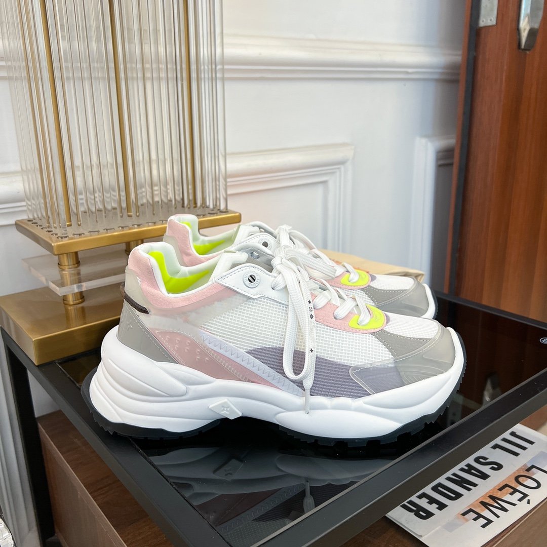 LV RUN 55 SNEAKER GREEN PLANTAIN、mysite、Cacoeks