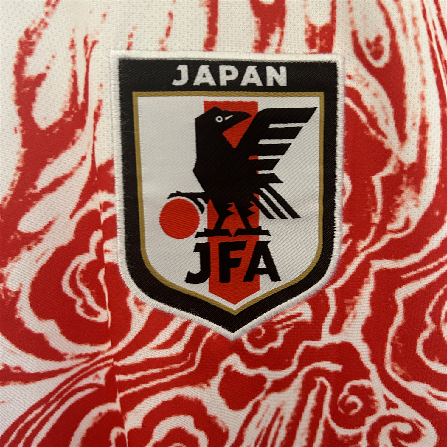 UltraTrikot-Japan 25-26 Y3 Red Auspicious Cloud Pattern White Jersey - Fans Version