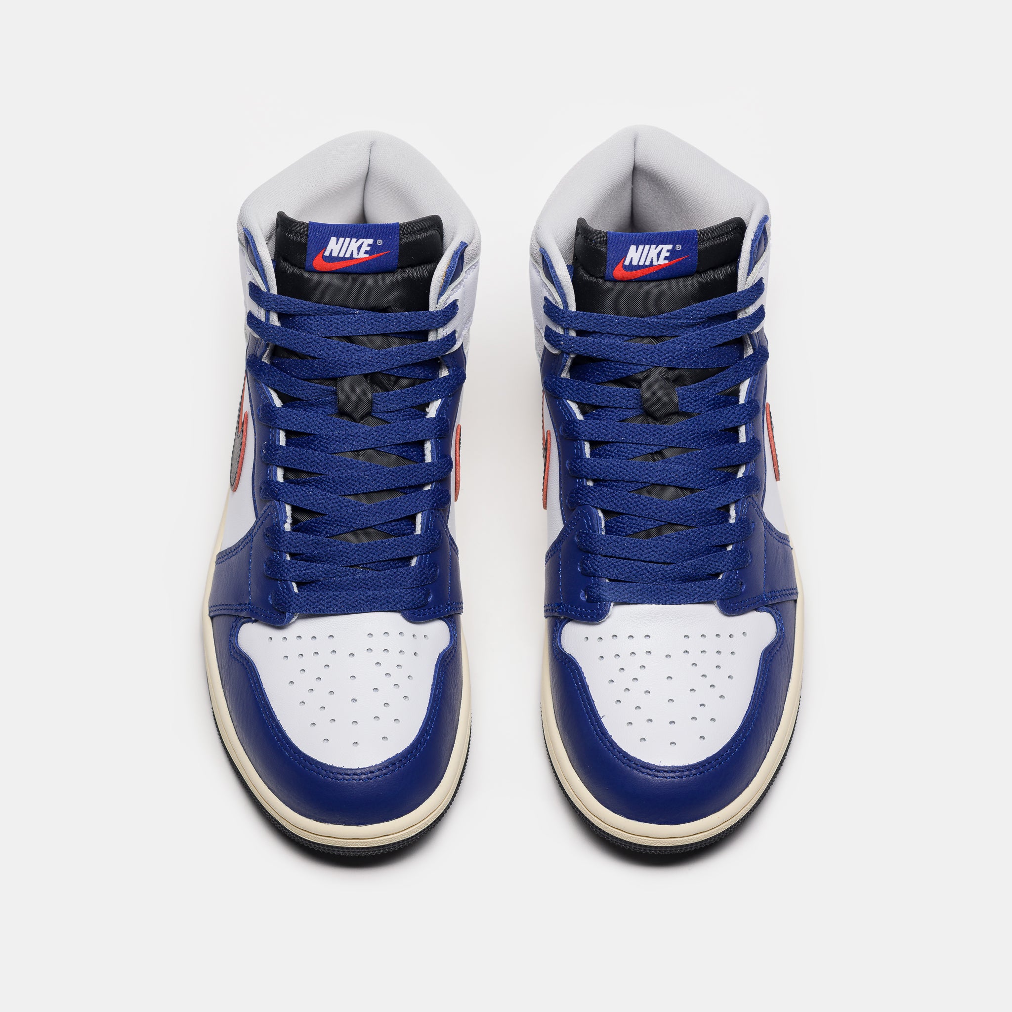 Air Jordan 1 High OG Sneaker in White/Black/Neutral Grey/Deep Royal Blue
