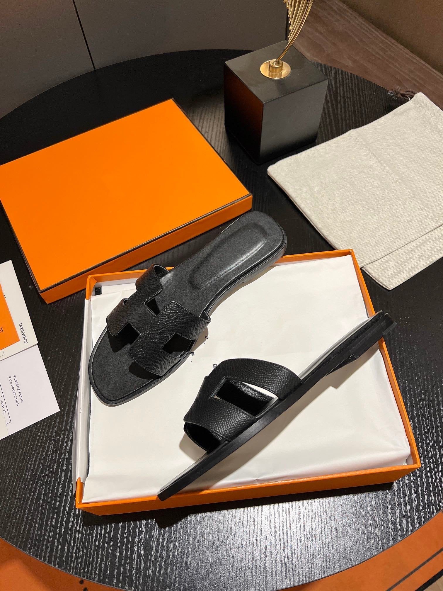 0RAN SANDAL Leather Black、mysite、Cacoeks